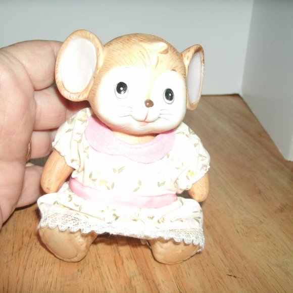 vintage porcelain bisque mice figures - Picture 3 of 3